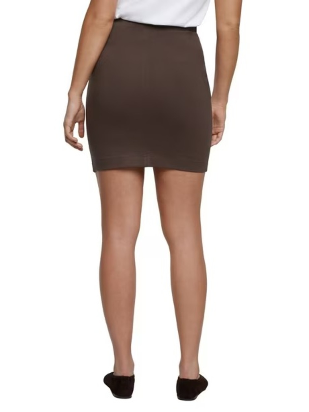 Express Ponte Mini Skirt - Picture 2 of 7